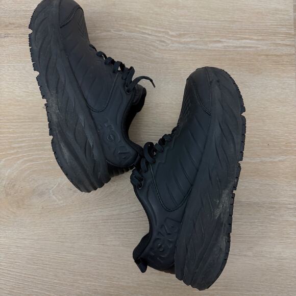 Women’s HOKA Bondi SR Shoes Black Maximum Cushion Size 9 - Picture 9 of 11